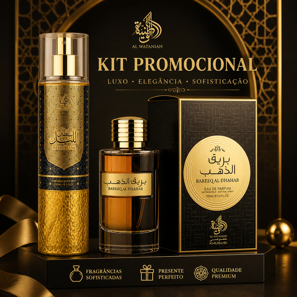 Kit Perfume + Body Mist Bareeq Al Dhahab