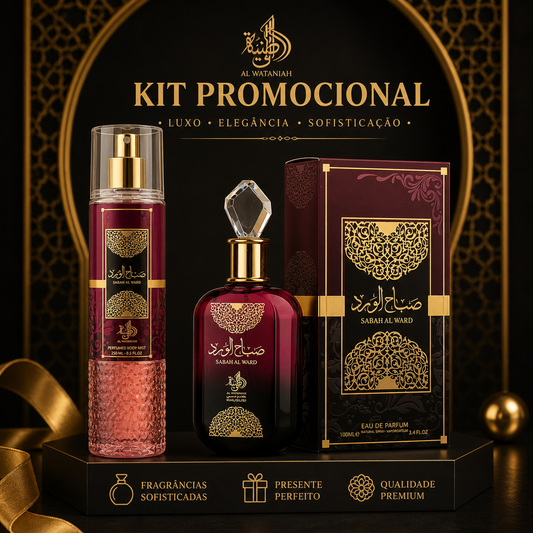 Kit Perfume + Body Mist Sabah Al Ward
