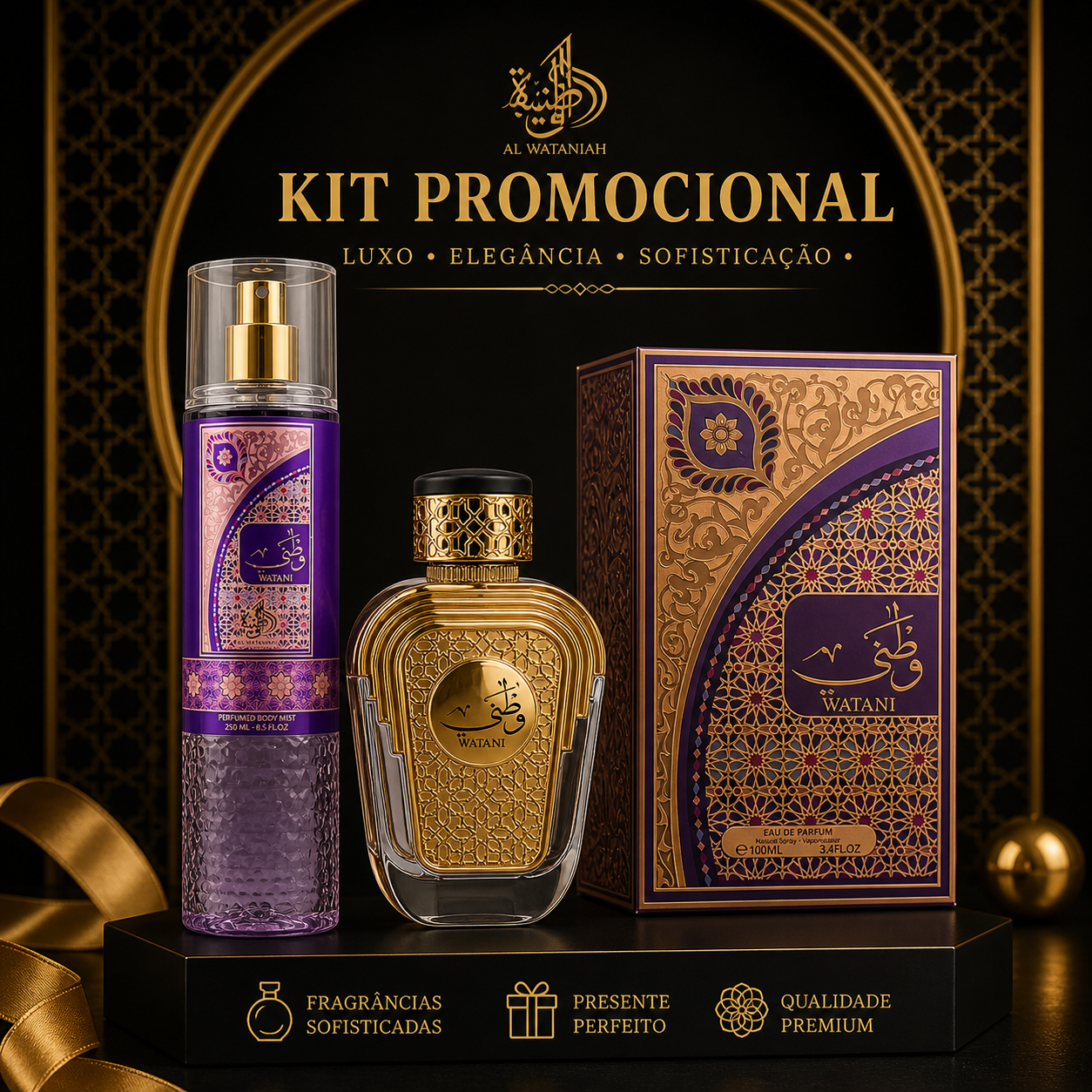 Kit Perfume + Body Mist Watani